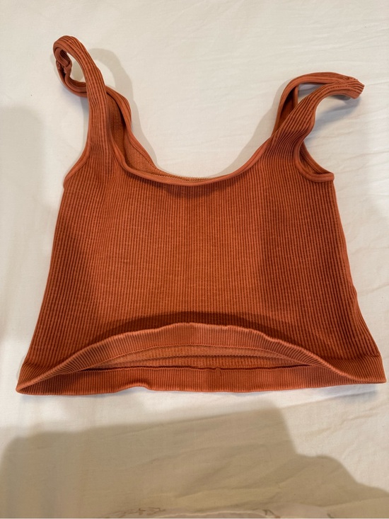 FP Movement by Free People Tops - FP Movement by Free People Ribbed Rust Tank Top